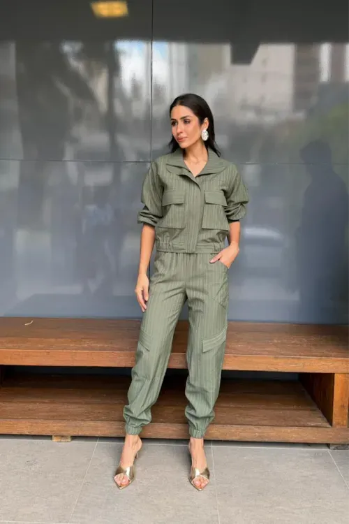 Conjunto Utilitário Chic - Olive