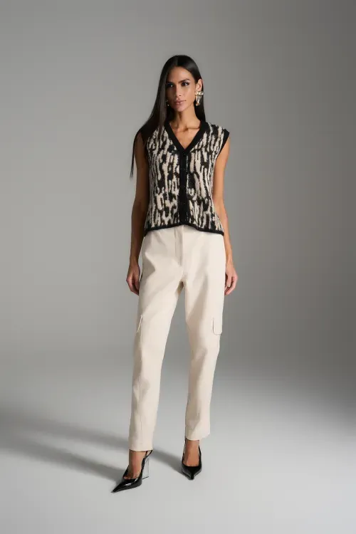 Calça Moderna Lyocel - Natural