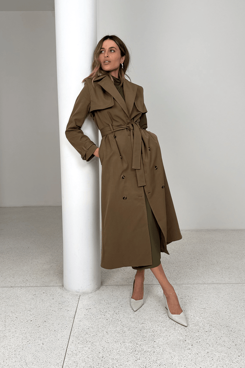 Trench Coat Style - Azeite