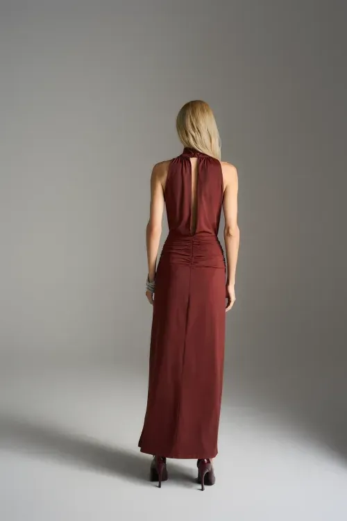 Vestido Jersey Chic - Cabernet