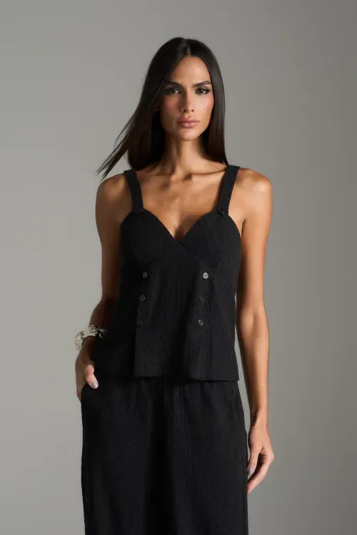 Conjunto Poa Cotton - Preto