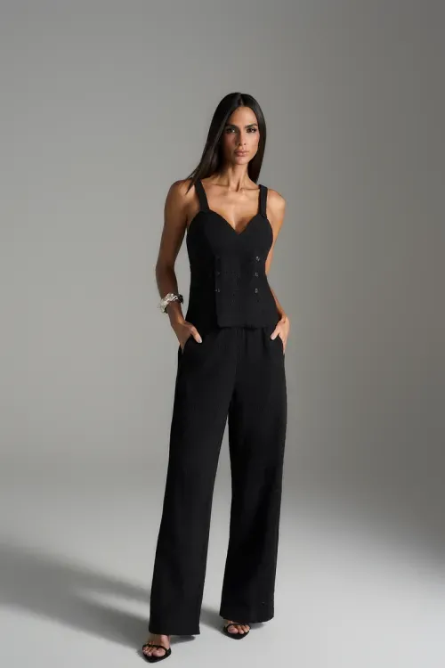 Conjunto Poa Cotton - Preto