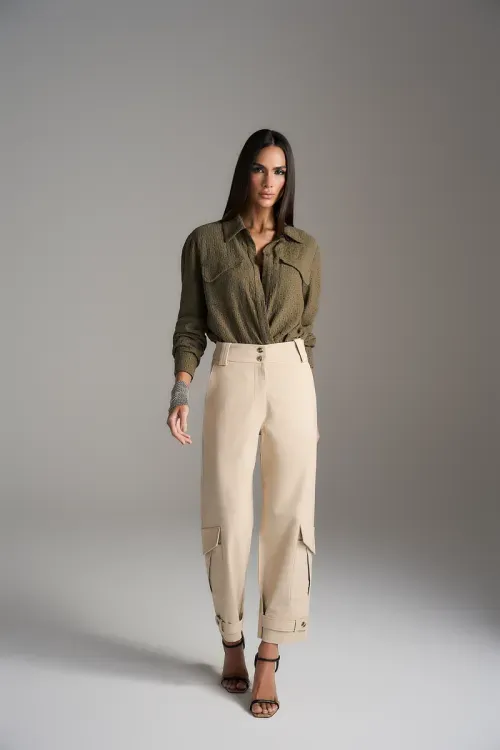 Camisa Poá Cotton - Olive
