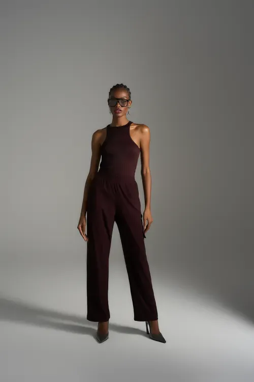Blusa Textura Basic - Burgundy