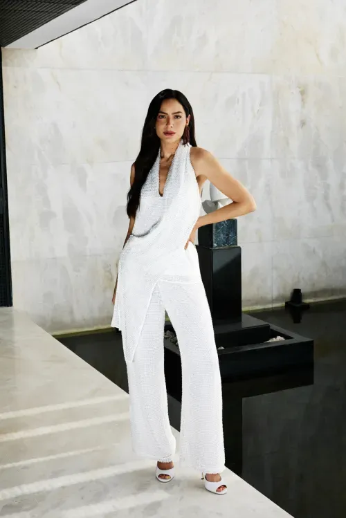 Conjunto Trama Lu Tranchesi - Off White