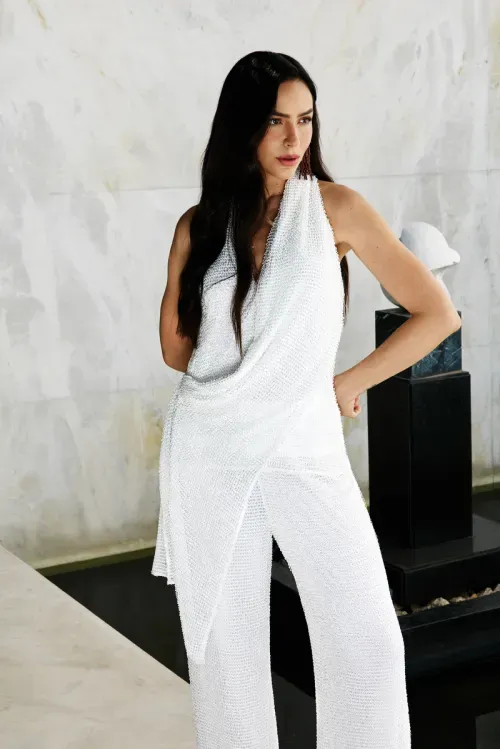 Conjunto Trama Lu Tranchesi - Off White