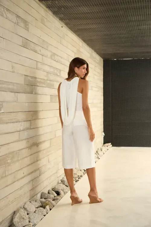 Blusa Jersey - Off White