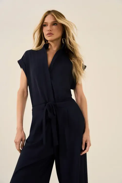 Macacão Sport Chic - Preto