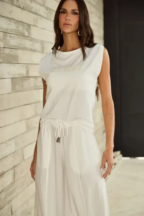 T-Shirt The Up Side - Off White