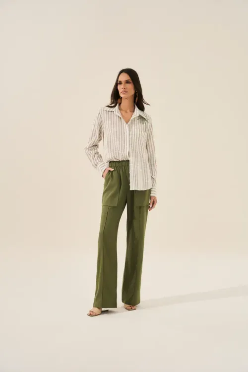 Camisa Bord Palm - Única