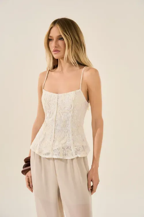 Blusa Corselet - Natural
