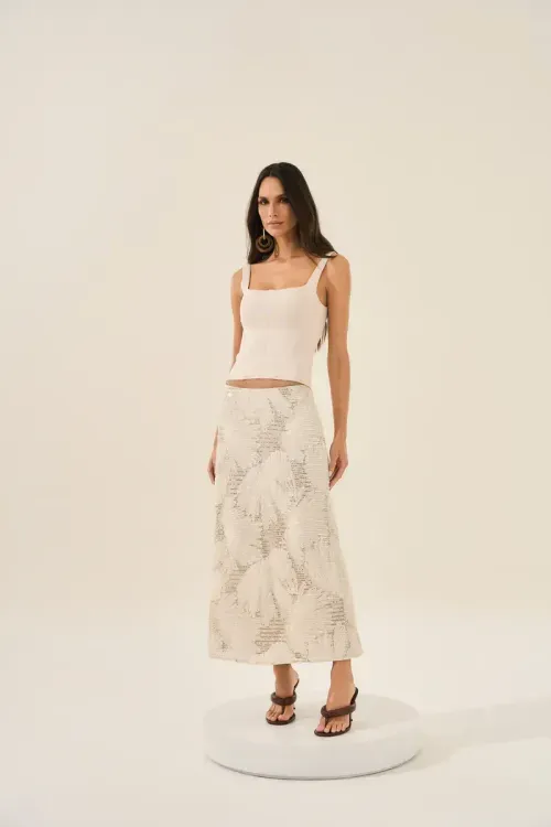 Saia Embroidery - Natural