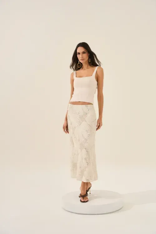 Saia Embroidery - Natural