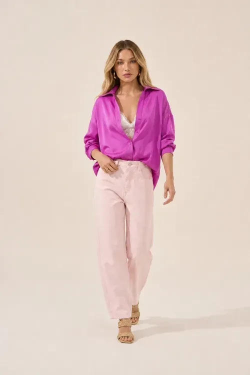 Calça Sarja New - Blush