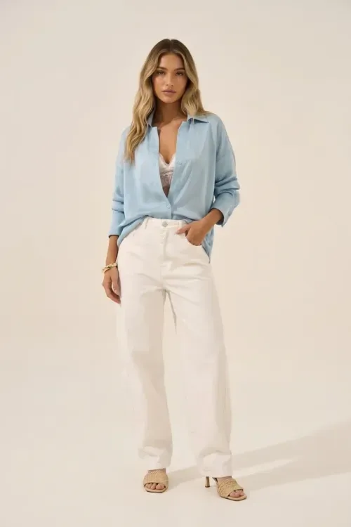 Camisa Modern Lyocell - Ice Blue