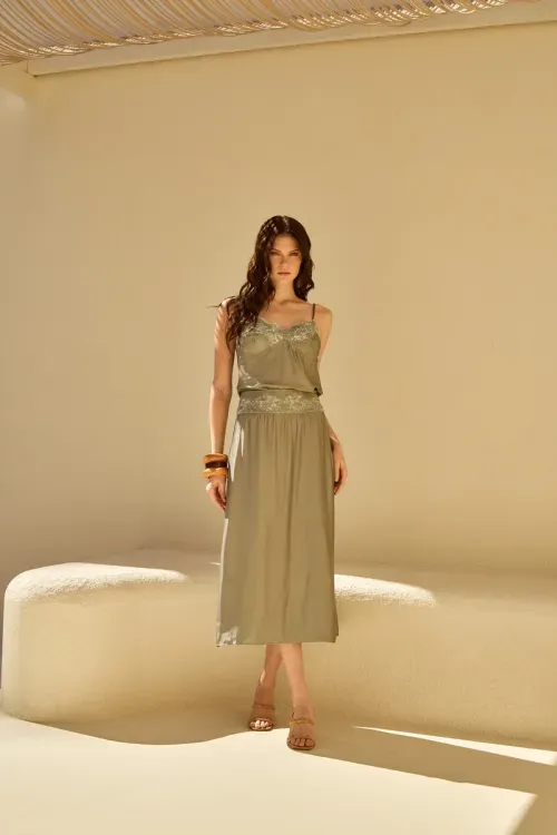 Conjunto Saia Lace Exclusive – Salvia