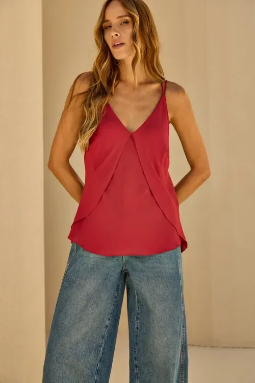 Regata Georgeth Style - Vermelho