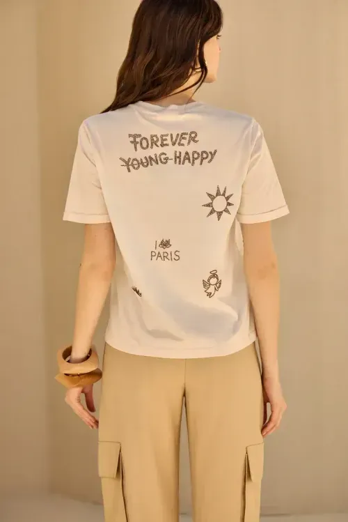 T-Shirt Forever - Nude